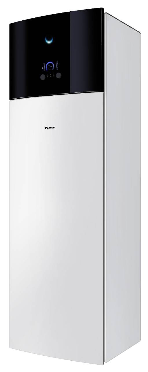 Daikin Altherma 3 ETVX16S23E9W H HT (magas előremenő vízhőmérsékletű) R-32 padlón álló kompakt hőszivattyú beltéri egység beépített 230 l HMV tartállyal
